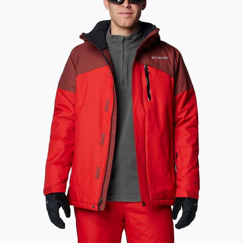 Columbia men's Last Tracks II sail red/spice ski jacket 4