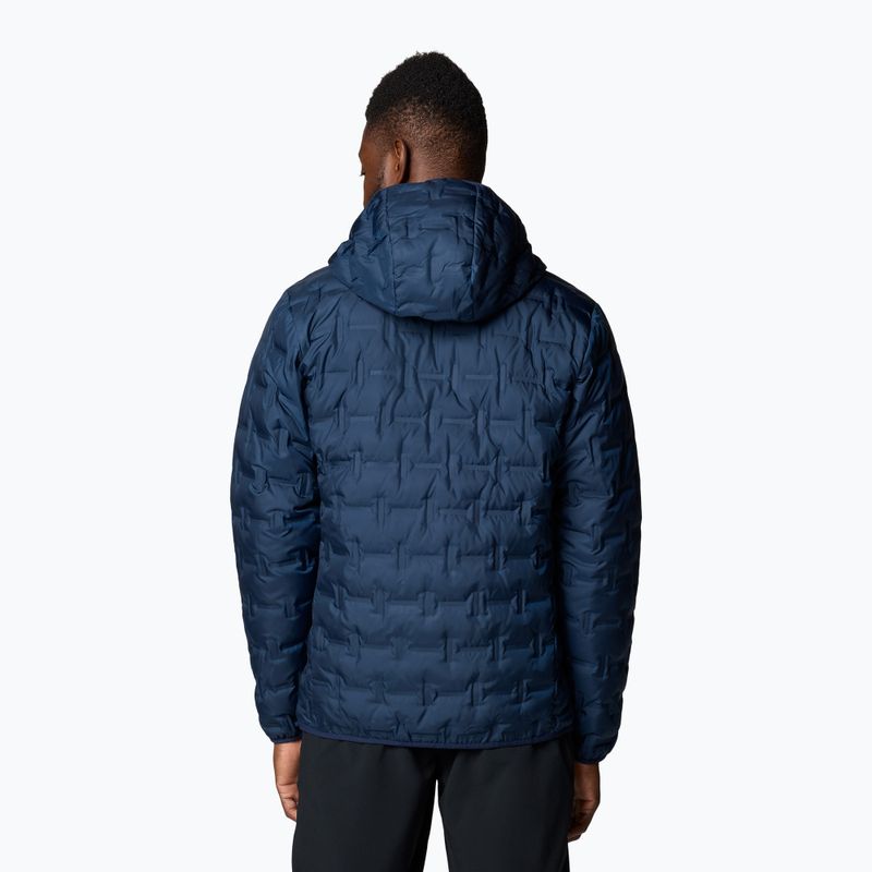 Men's down jacket Columbia Delta Ridge II Down Hooded collegiate navy 3