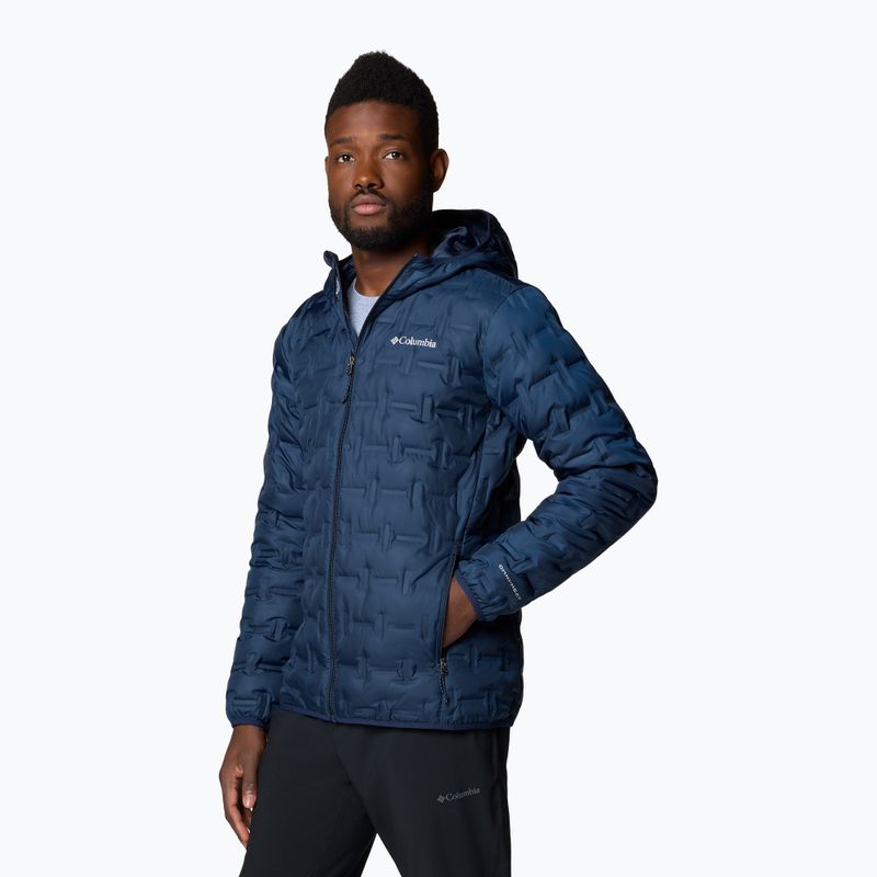 Men's down jacket Columbia Delta Ridge II Down Hooded collegiate navy 4