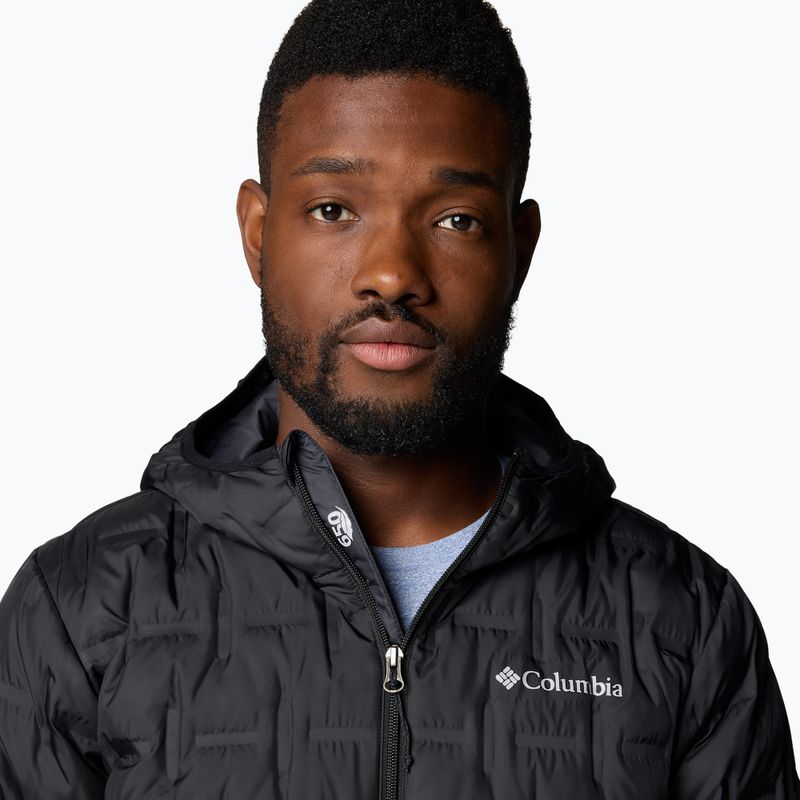 Men's Columbia Delta Ridge II Down Hooded Jacket black 6
