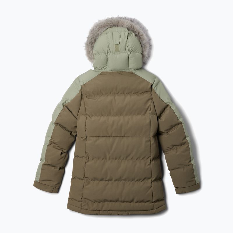 Columbia Marquam Peak Fusion II stone green/safari children's down jacket 2