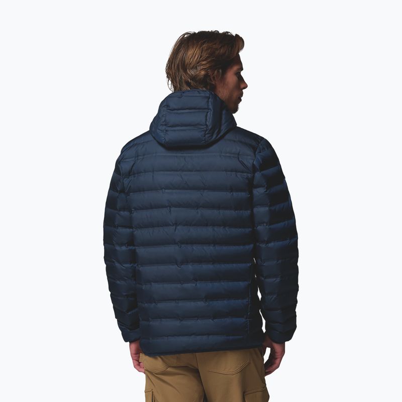 Men's down jacket Columbia Lake 22 II Down Hooded collegiate navy 3