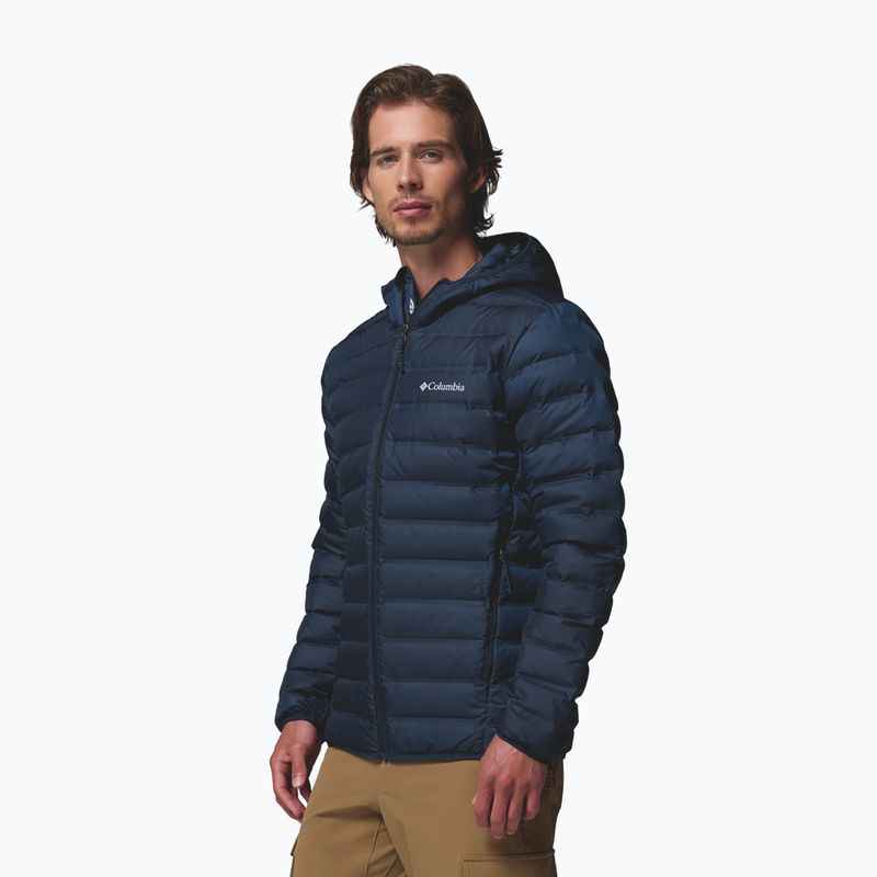 Men's down jacket Columbia Lake 22 II Down Hooded collegiate navy 5