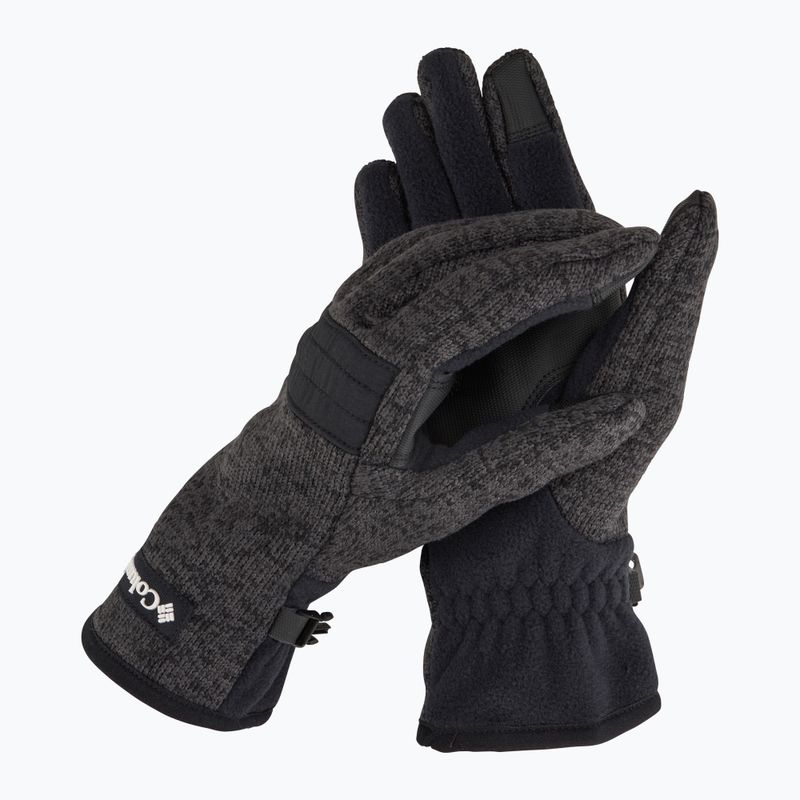Columbia Sweater Weather II black heather men's trekking gloves