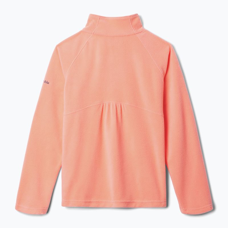 Children's fleece sweatshirt Columbia Glacial Fleece hot coral 2