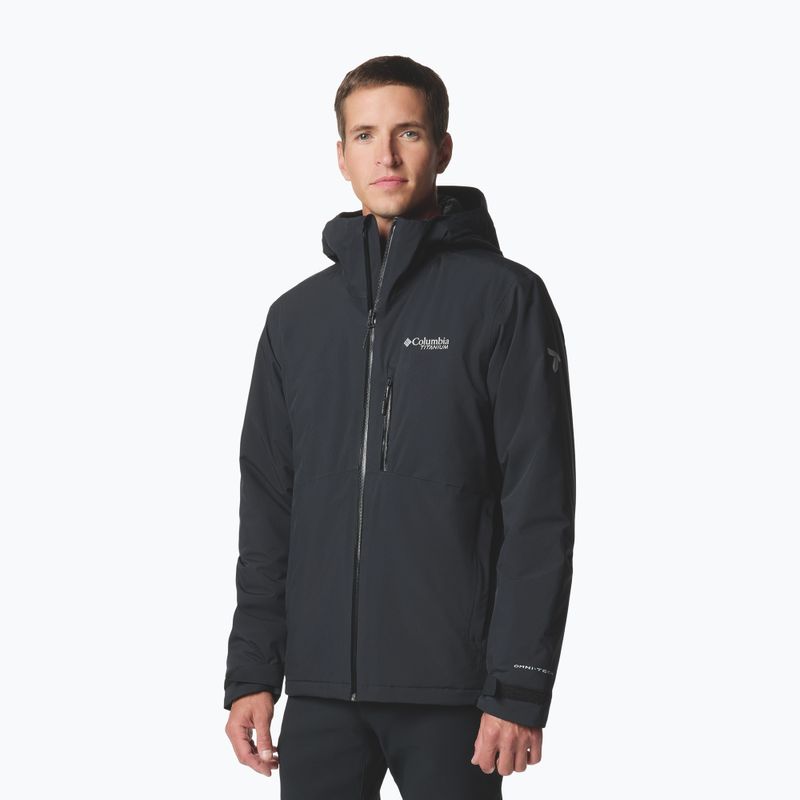 Men's rain jacket Columbia Explorers Edge II Insulated black 4