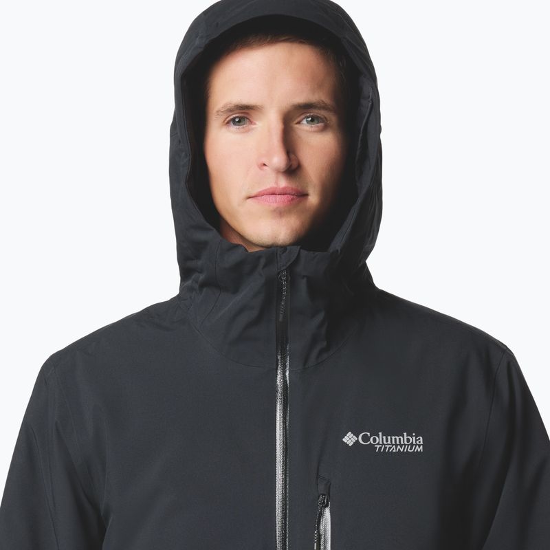 Men's rain jacket Columbia Explorers Edge II Insulated black 5