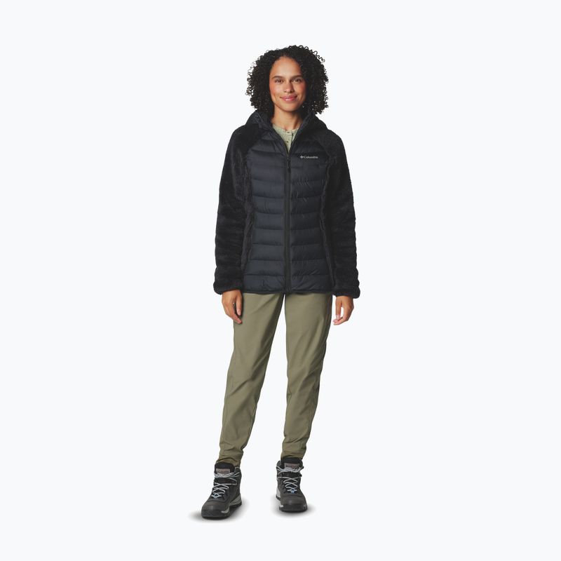 Women's insulated jacket Columbia Powder Lite II Sherpa Hybrid black 2