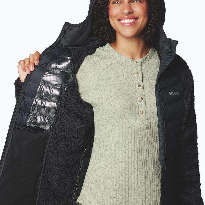 Women's insulated jacket Columbia Powder Lite II Sherpa Hybrid black 6