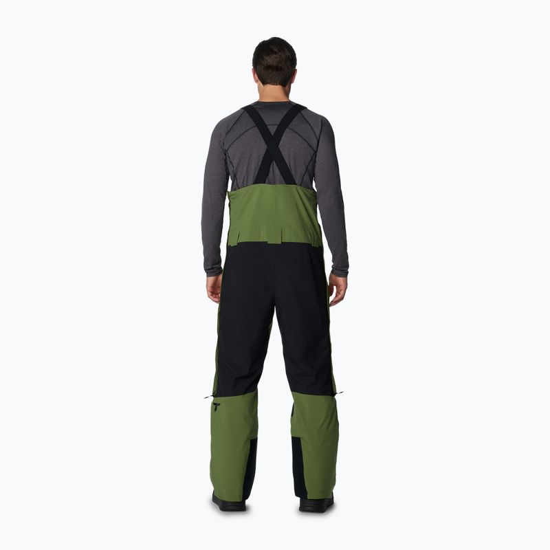 Men's Columbia Highland Summit II Bib canteen / black ski trousers 3