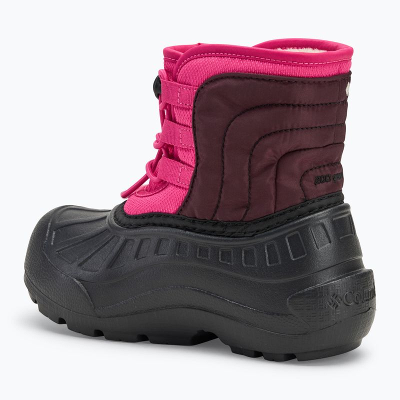 Columbia Powderbug Snowlite Lace pink ice/ moonvista children's snow boots 3