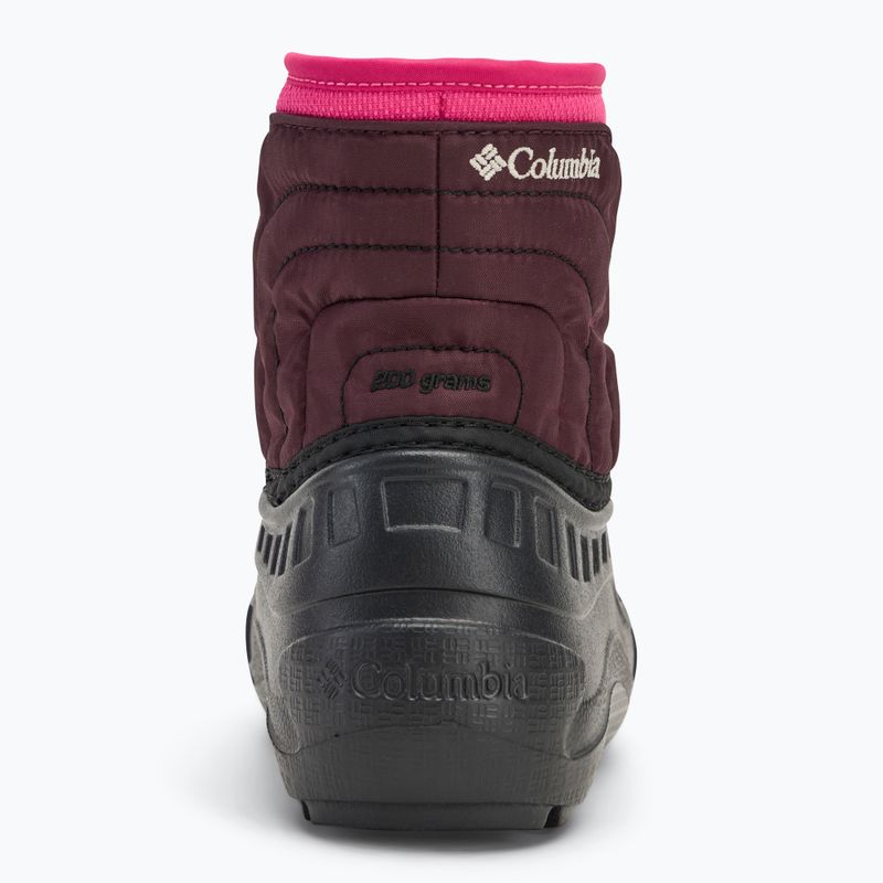 Columbia Powderbug Snowlite Lace pink ice/ moonvista children's snow boots 6