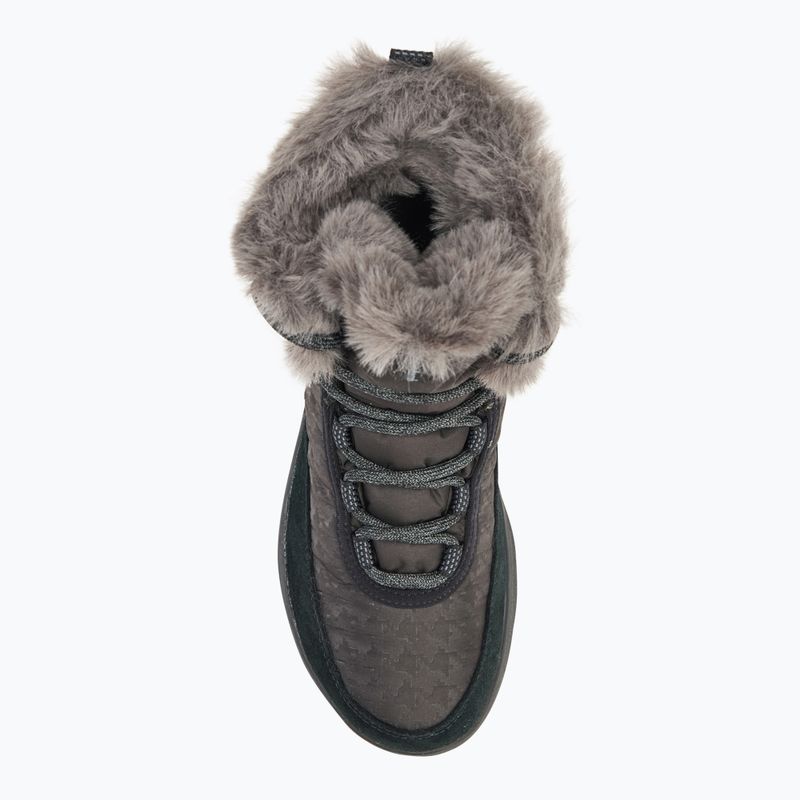 Columbia women's Slopeside Peak Luxe V2 black/graphite snow boots 5