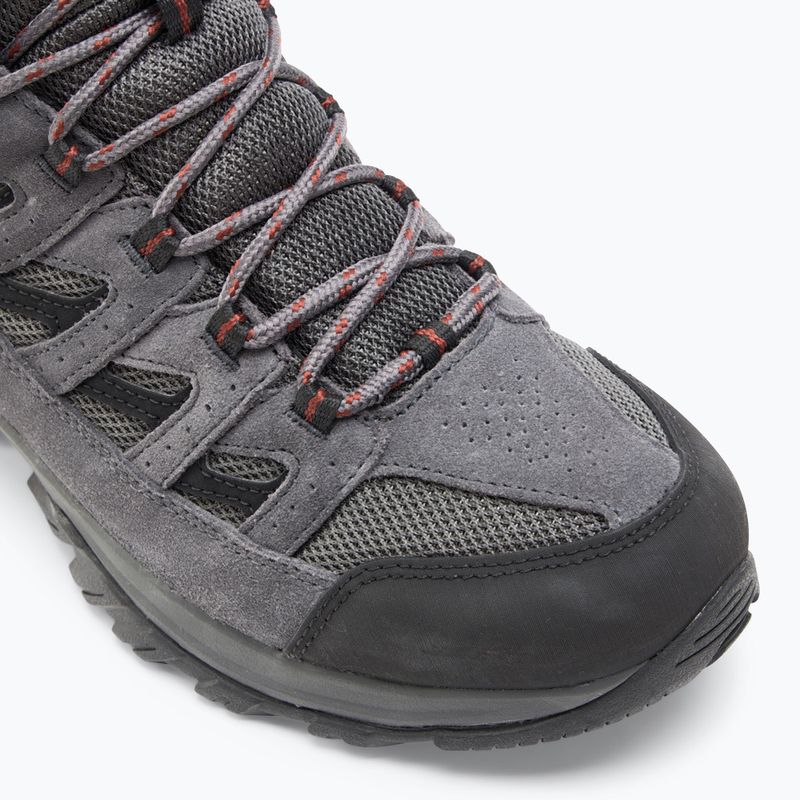 Columbia Crestwood Mid Wp V2 dark grey/ deep rust men's trekking boots 7