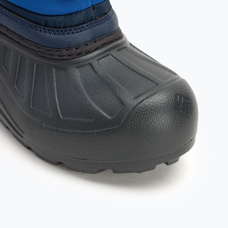Columbia Youth Powderbug Snowlite mountain blue/ spicy children's snow boots 7