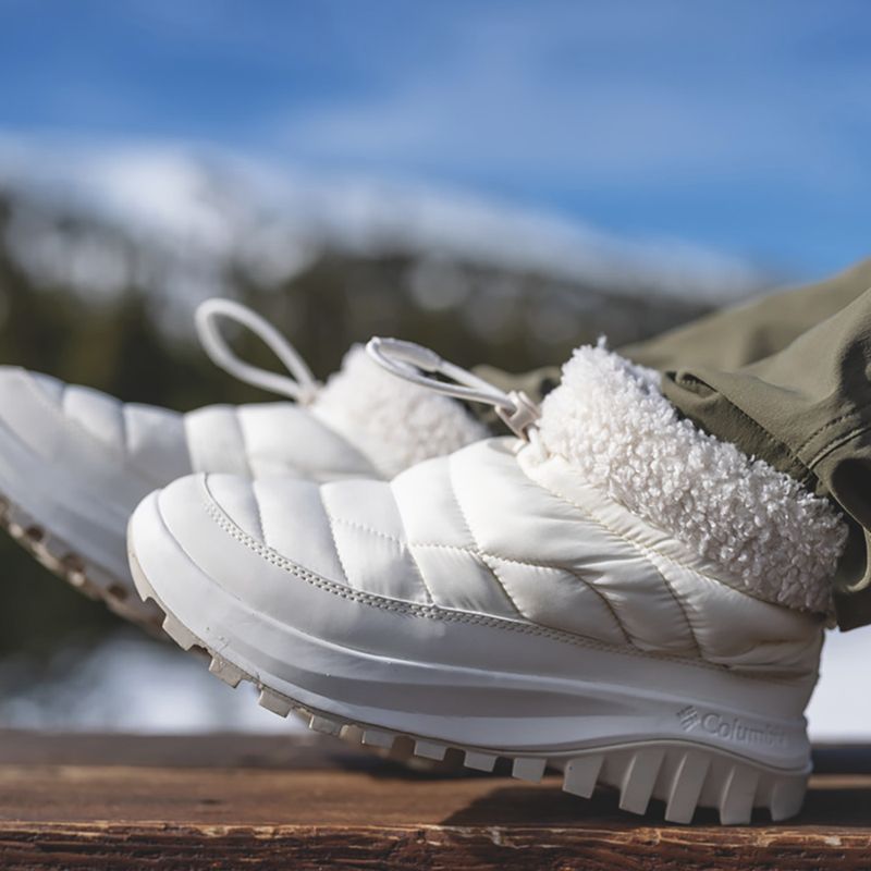 Women's snow boots Columbia Snowtrot Shorty sea salt/fig 7