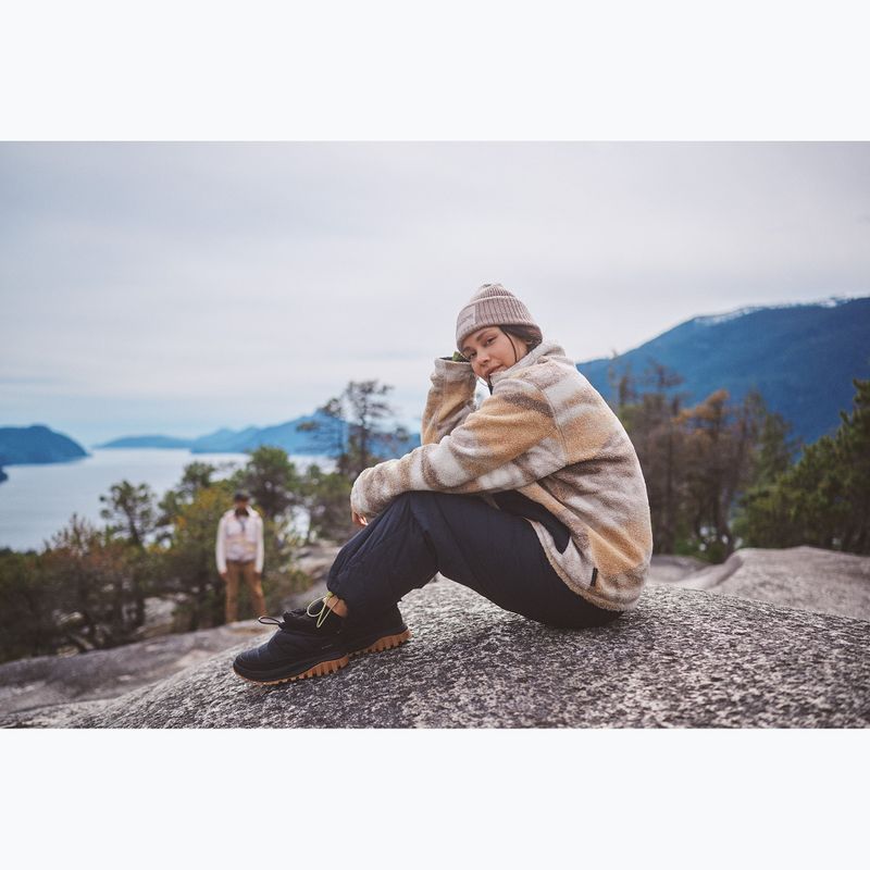 Women's snow boots Columbia Snowtrot Shorty black/sea salt 10