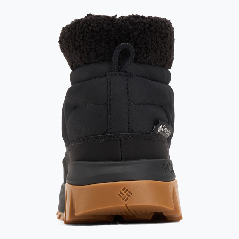 Women's snow boots Columbia Snowtrot Shorty black/sea salt 6