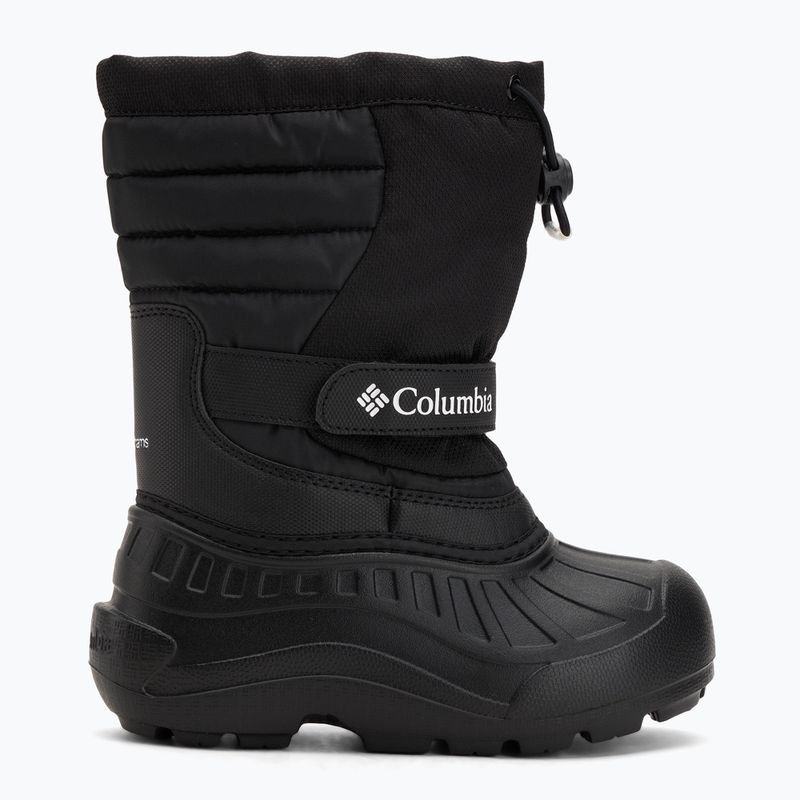 Children's snow boots Columbia Youth Powderbug Snowlite black/white 2
