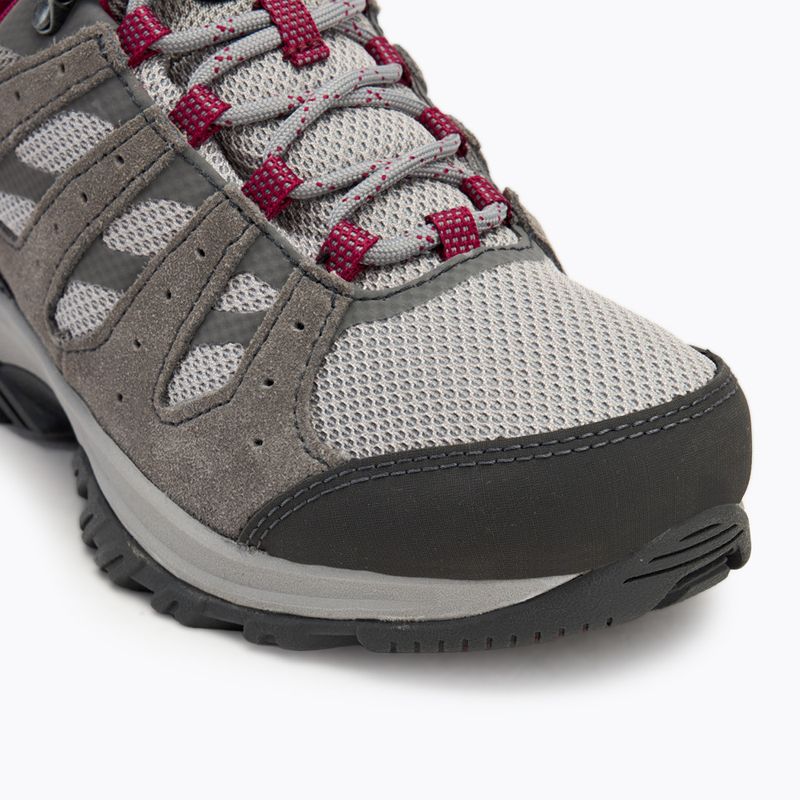 Women's trekking boots Columbia Redmond III Wp ti titanium/ red onion 7