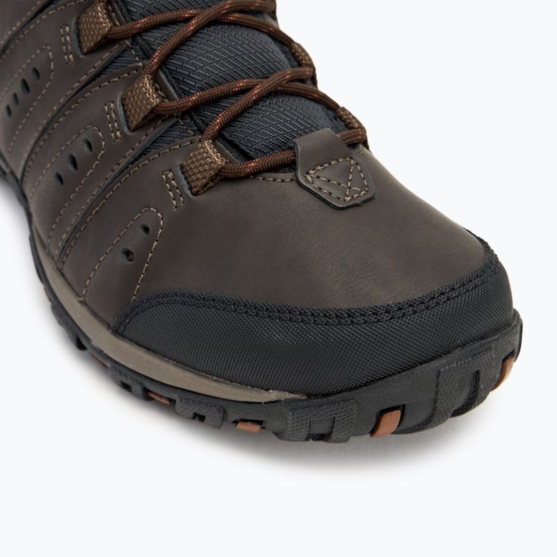 Columbia Woodburn II Waterproof men's trekking boots cordovan/ cinnamon 7