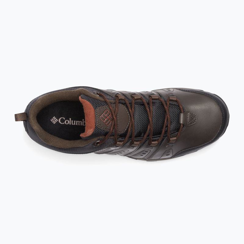 Columbia Woodburn II Waterproof men's trekking boots cordovan/ cinnamon 15