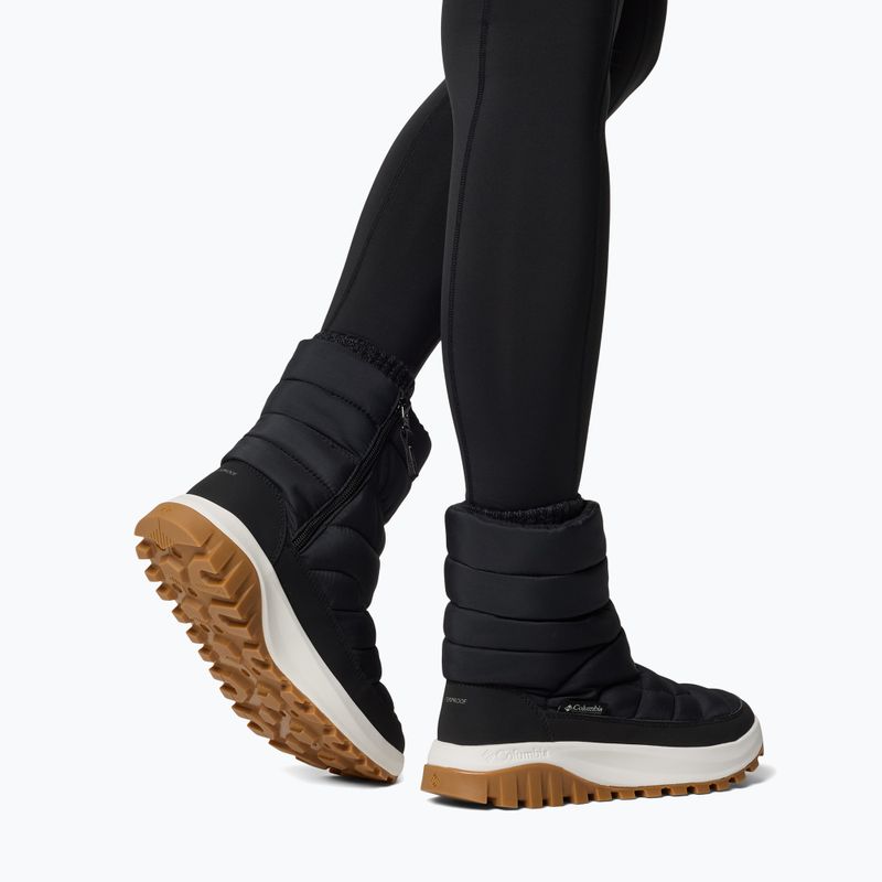 Women's snow boots Columbia Snowtrot Mid black/sea salt 11