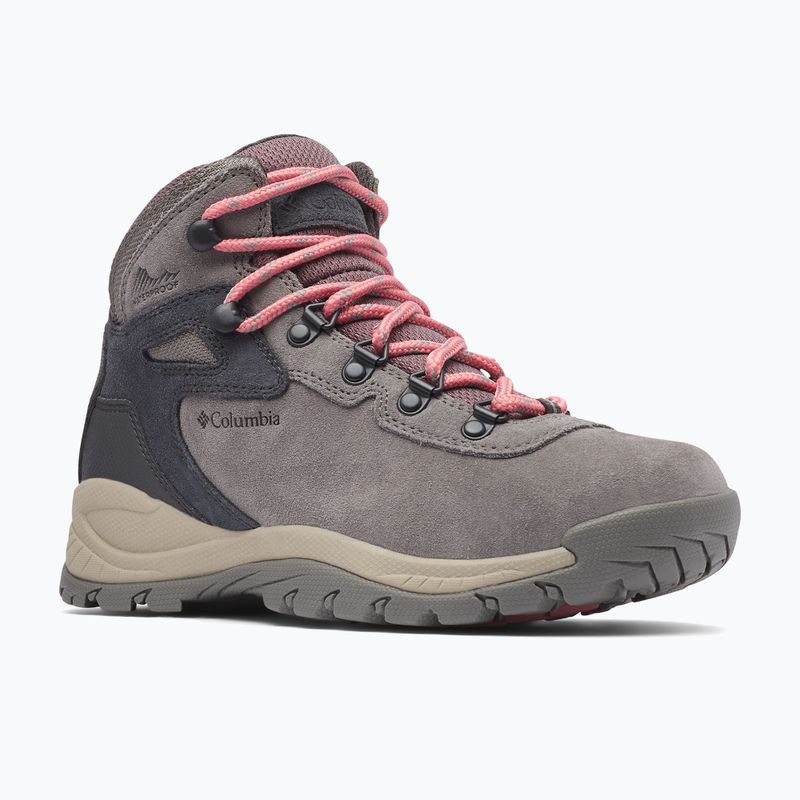 Women's trekking boots Columbia Newton Ridge Plus Wp Amped stratus/canyon rose 8