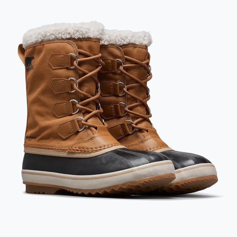 Sorel 1964 Pac Nylon WP men's snow boots camel brown/black 8