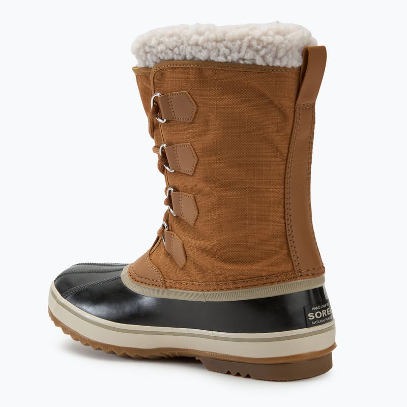 Sorel 1964 Pac Nylon WP men's snow boots camel brown/black 3