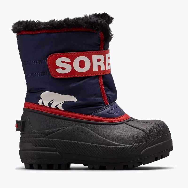 Sorel Childrens Snow Commander snow boots nocturnal/sail red 9