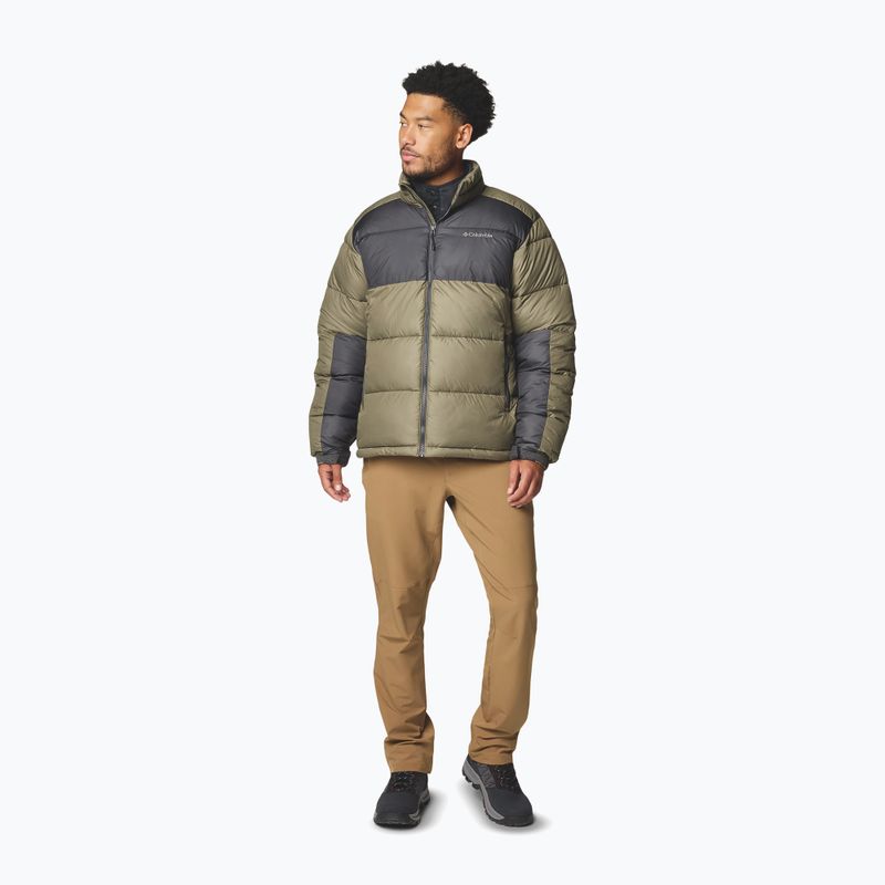 Men's insulated jacket Columbia Pike Lake II stone green/shark 2