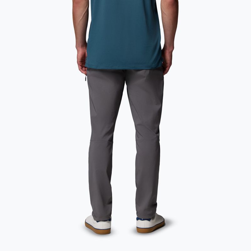 Men's softshell trousers Columbia Tech Softshell city grey/black 3