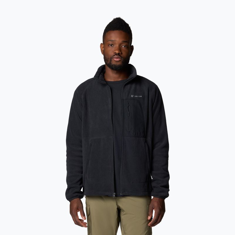 Men's fleece sweatshirt Columbia Rapid Expedition II Full Zip Fleece black