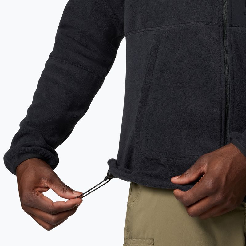 Men's fleece sweatshirt Columbia Rapid Expedition II Full Zip Fleece black 6
