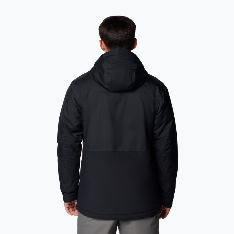 Columbia Iceberg Point II black men's ski jacket 3