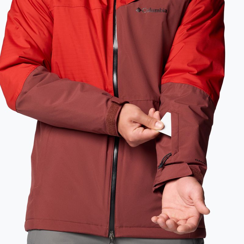 Columbia Iceberg Point II spice/sail red men's ski jacket 8