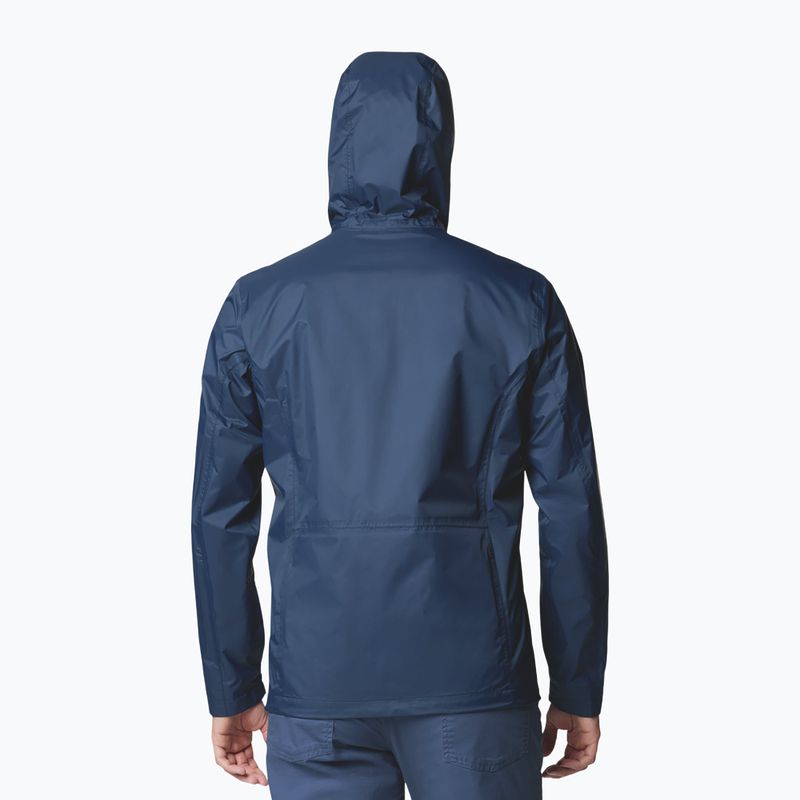 Columbia Pouring Adventure III men's rain jacket collegiate navy 3