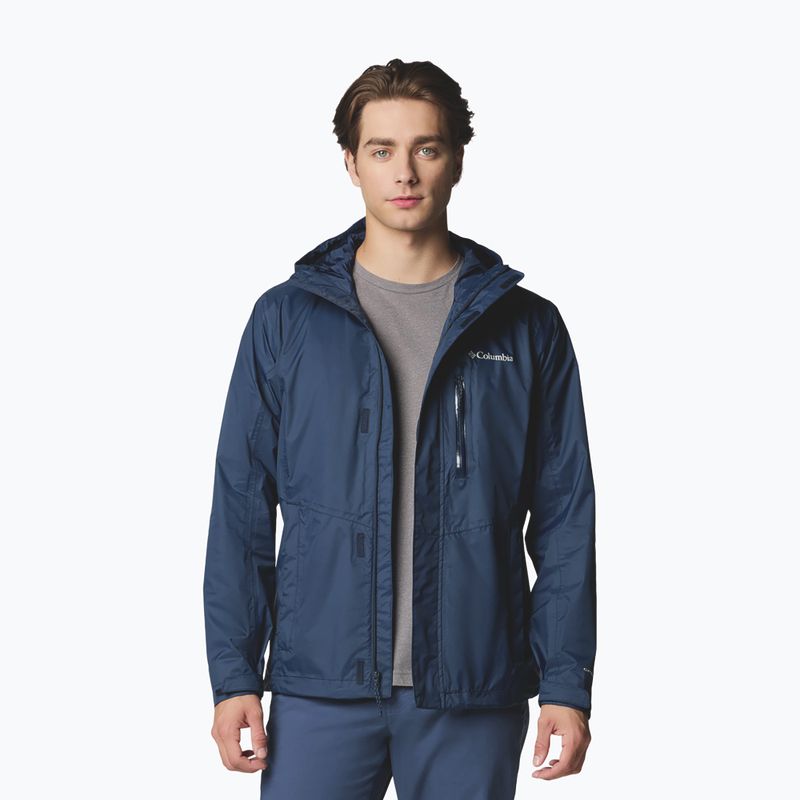Columbia Pouring Adventure III men's rain jacket collegiate navy 4