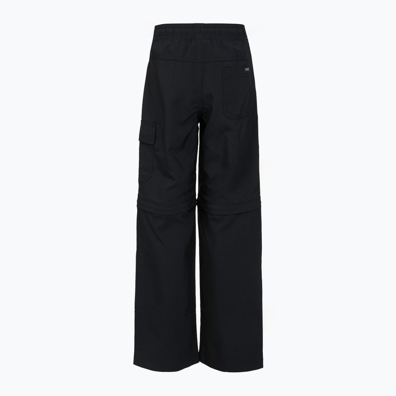 Children's trekking trousers Columbia Silver Ridge Utility Convertible black 2