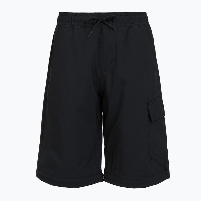 Children's trekking trousers Columbia Silver Ridge Utility Convertible black 5