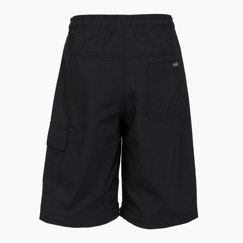 Children's trekking trousers Columbia Silver Ridge Utility Convertible black 6