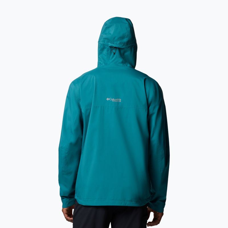 Men's rain jacket Columbia Ampli-Dry II Shell river blue 3