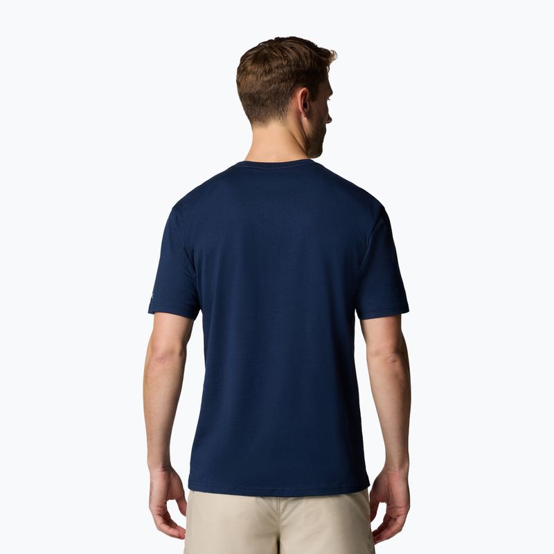 Men's T-shirt Columbia Path Lake Graphic Tee II collegiate navy 3