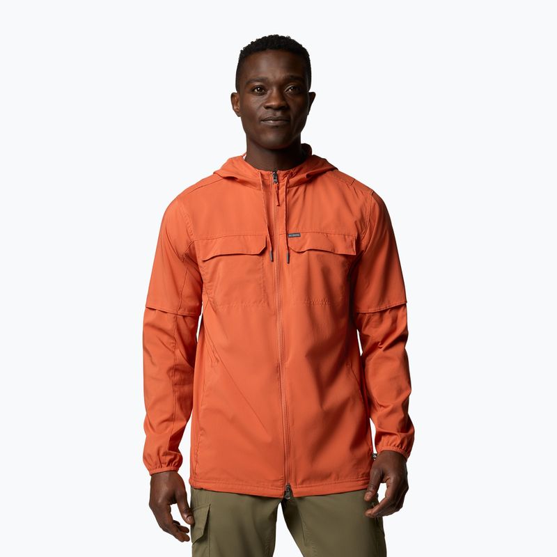 Men's trekking sweatshirt Columbia Skien Valley Hooded tuscan