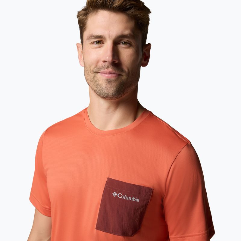 Men's T-shirt Columbia Hike Pocket Crew tuscan heather 5
