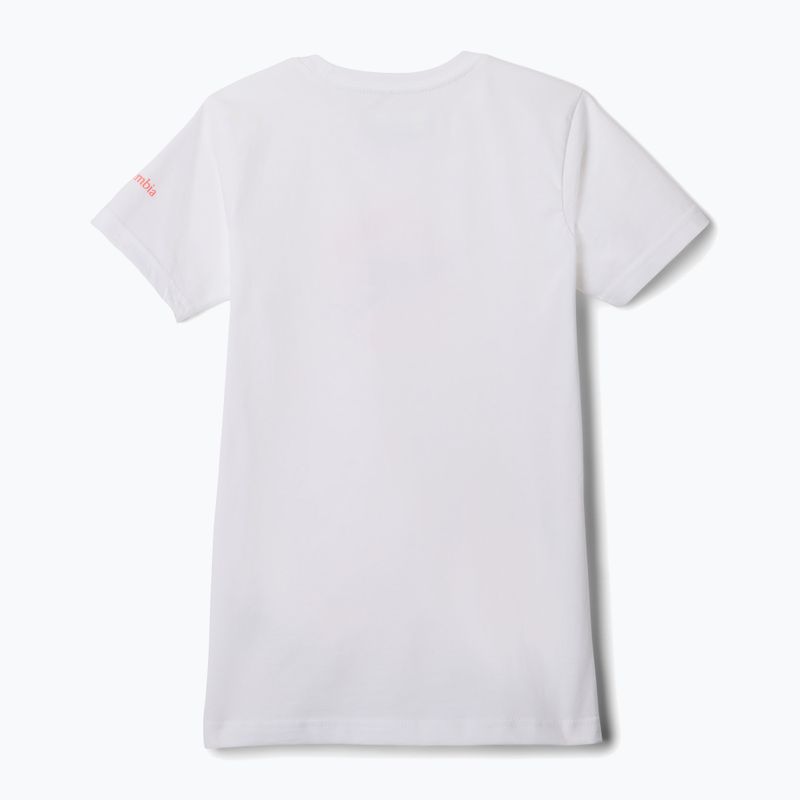 Children's trekking shirt Columbia Mission Lake Graphic white/weaving waterscape 2