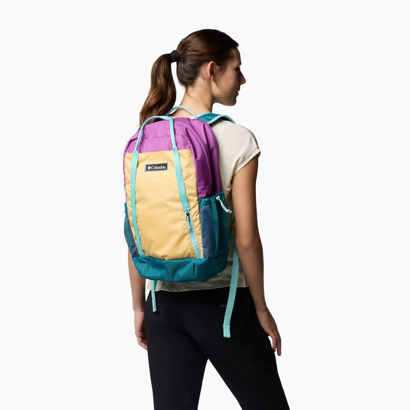 Hiking backpack Columbia Echo Mountain 25 l razzle/river blue/sand dune 6