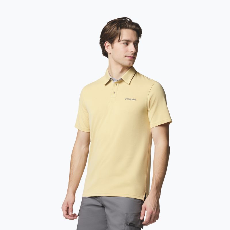 Men's T-shirt Columbia Nelson Point Polo sand dune 4