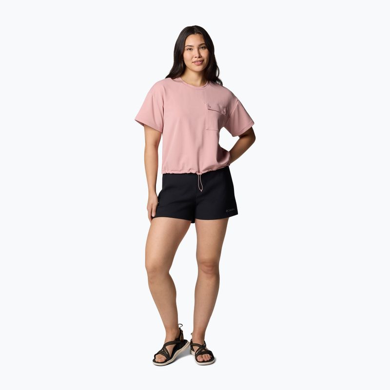 Women's T-shirt Columbia Granite Point Knit eraser pink 2